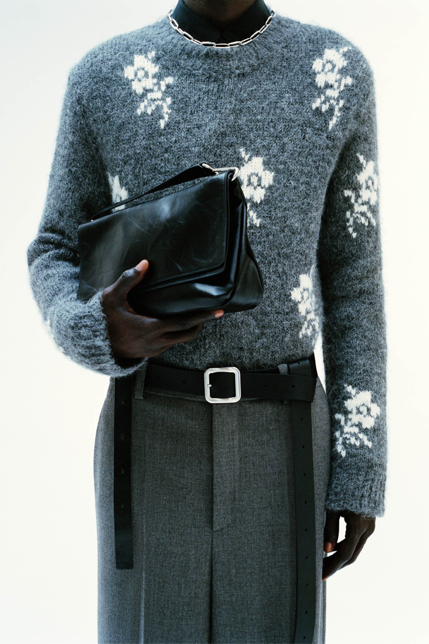 JIL SANDER ジルサンダー　ウールスウェット　50 BLACK ニット・スウェットシャツ メンズ | ジル・サンダー公式